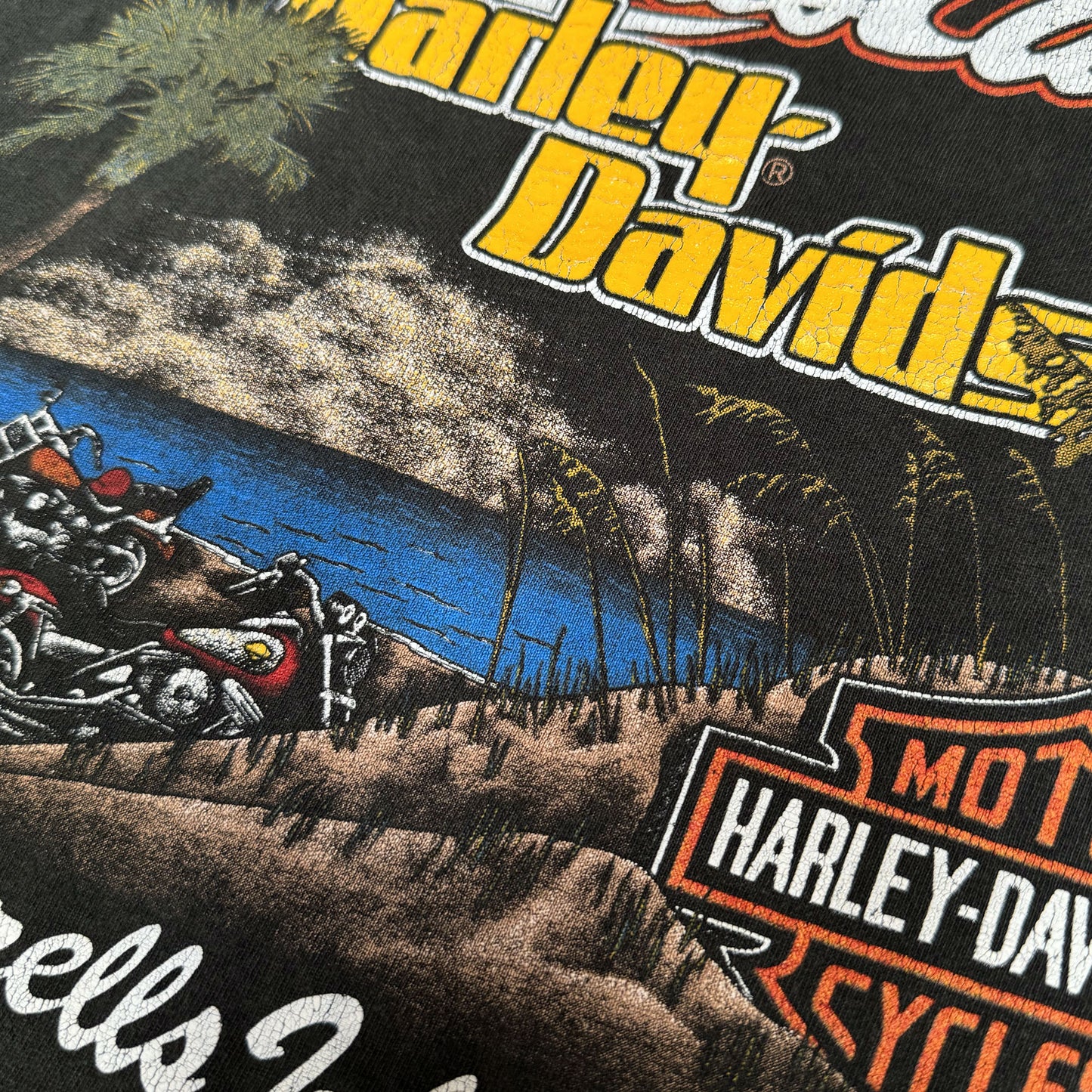 XL - Harley Davidson 1987 South Carolina fxr pocket shirt
