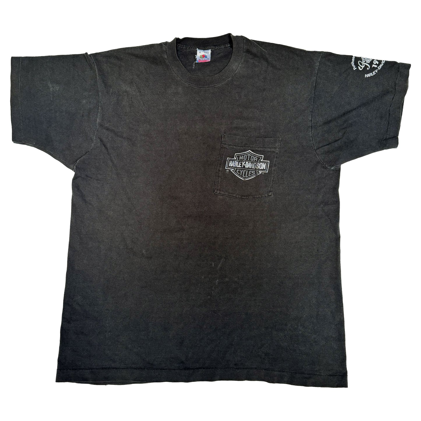 XL - Harley Davidson 1987 South Carolina fxr pocket shirt